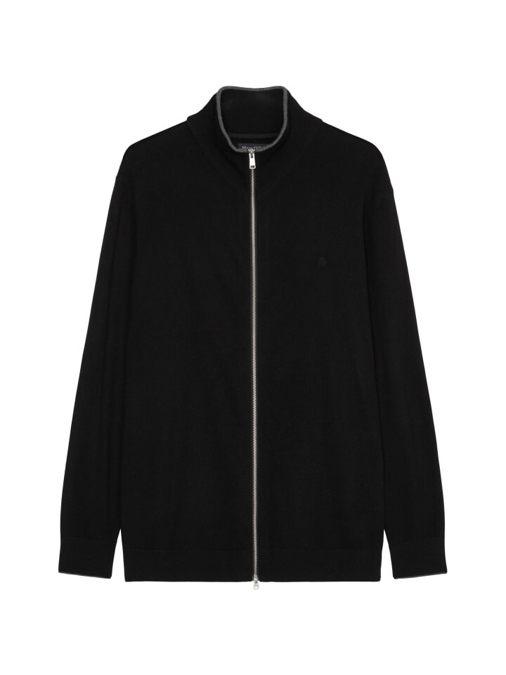

Кардиган Marc O'Polo Zipper Strickjacke regular, черный