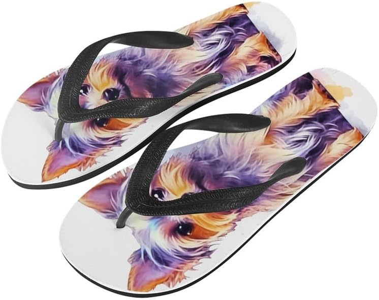 

Сандалии-вьетнамки Semiouray для женщин, геометрический принт, закат, бабочка, обувь для путешествий, удобные тапочки Lotus, сандалии-вьетнамки, Colorful West Highland Terriers