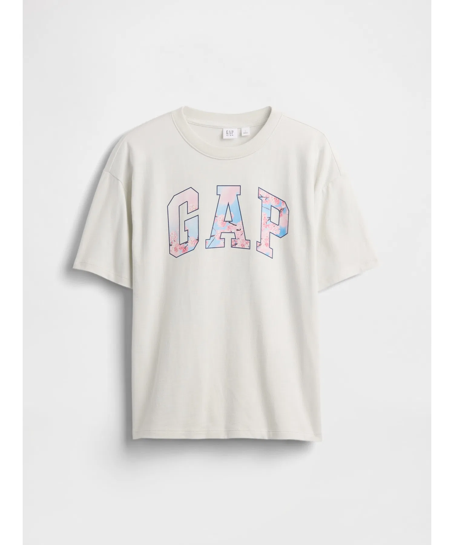 Детская футболка GAP с логотипом SAKURA белая