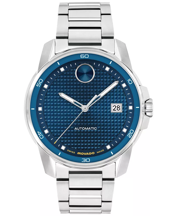 

Мужские часы Bold Verso с автоматическим механизмом, корпус из нержавеющей стали, 41 мм Movado