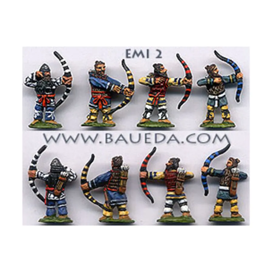 

Эмиши Тяжелые лучники, Historical Miniatures - Emishi (15mm) (Baueda)