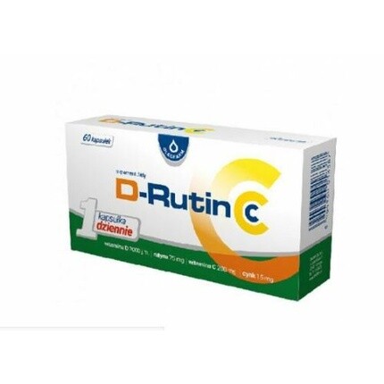 

D-Rutin CC 60 капсул Витамин CD Цинк Иммунная система Oleofarm