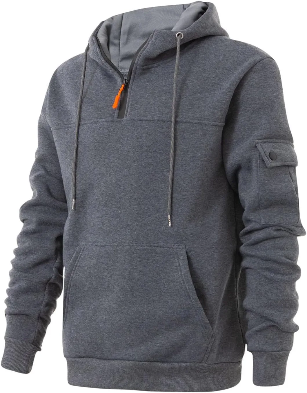 

Мужская толстовка с четвертью молнии и длинными рукавами Vintage Tactical Camo