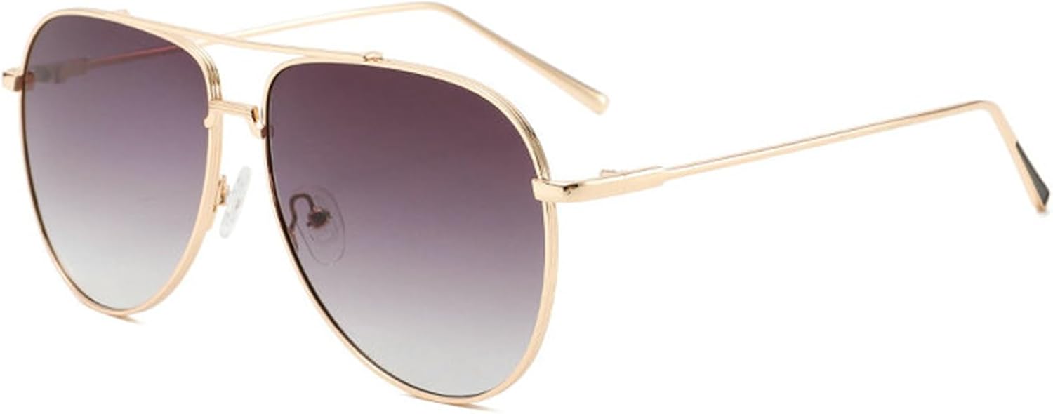 

Willochra — большие овальные солнцезащитные очки для женщин, модные крупные очки-пилот в золотой металлической оправе, стильные женские солнцезащитные очки 2025 года, C4