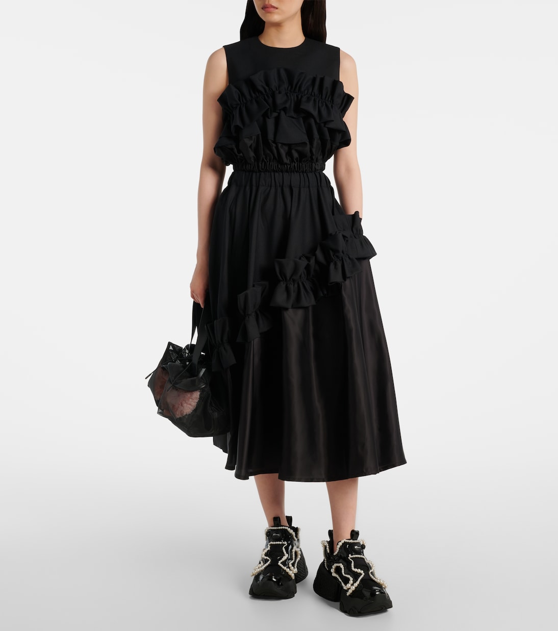 x Reebok платформенные кроссовки с декором Noir Kei Ninomiya, Col. 1 Black — фото 3