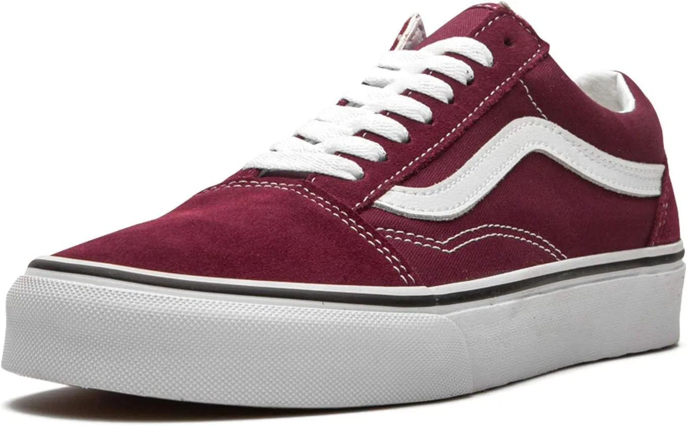 Кроссовки Vans Unisex Era 59 Low-Top Trainers, бордовые — фото 4