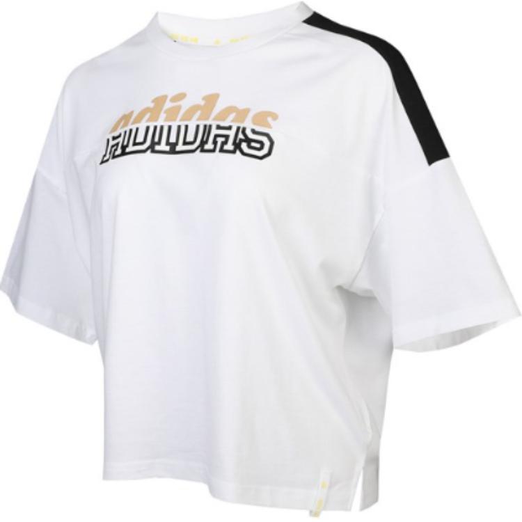 

Adidas Футболка с рукавом дроп-шоулд женская белая, Белый, Adidas Футболка с рукавом дроп-шоулд женская белая