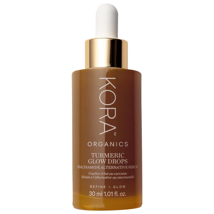 Сыворотка-заменитель ниацинамида Turmeric Glow Drops для сужения пор KORA Organics, 1.01 oz/30 mL