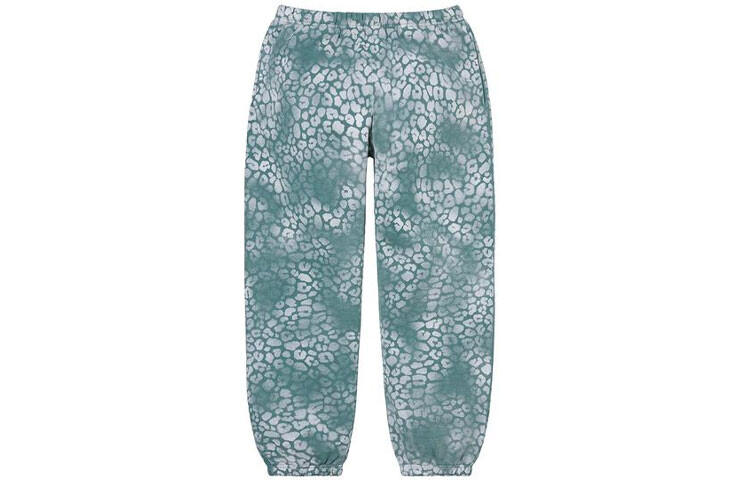 

Штаны спортивные Supreme Bleached Leopard, черный / коричневый