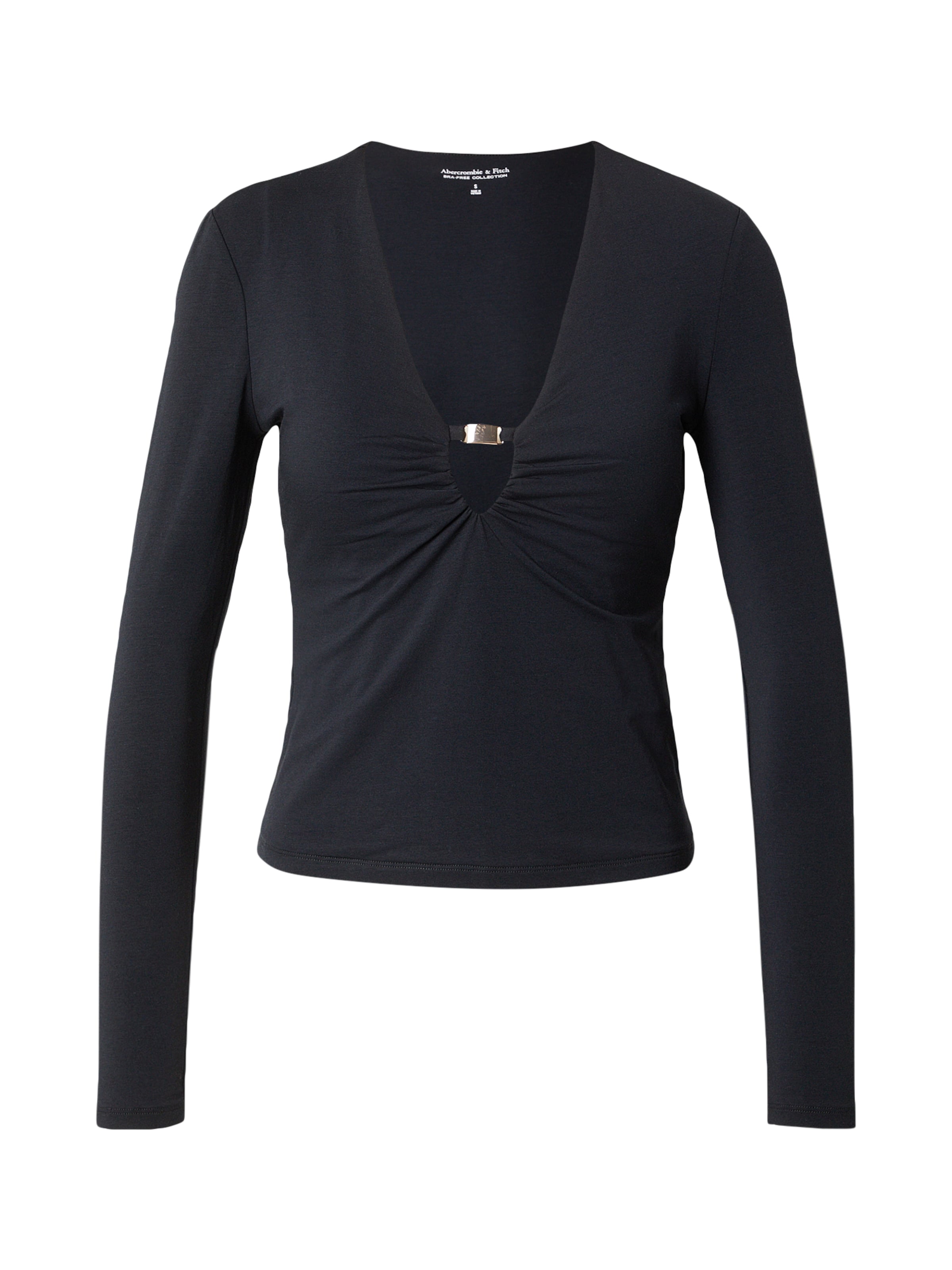 

Abercrombie & Fitch Лонгслив в черном цвете