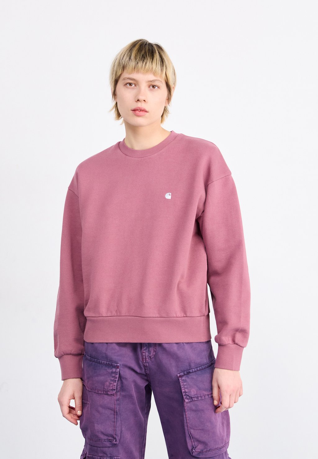 

Толстовка CASEY Carhartt WIP, розовый
