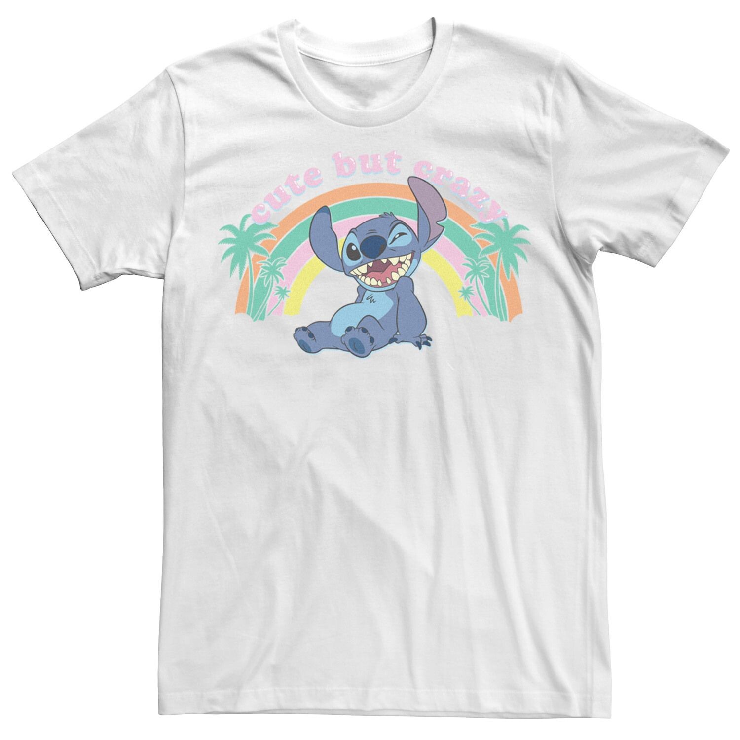 

Мужская футболка Disney Lilo & Stitch Cute But Crazy Stitch Licensed Character