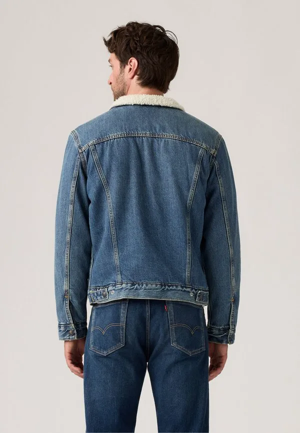 Джинсовая куртка дальнобойщика Levi'S, In The Morning Sherpa Trk — фото 3