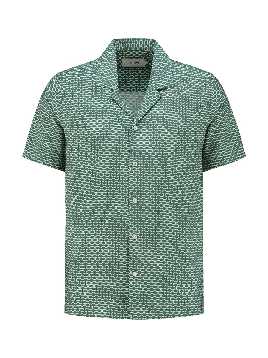 

Рубашка на пуговицах классического кроя Shiwi, цвет Jade/Dark green