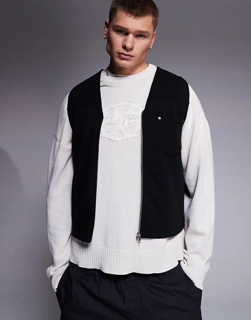 

Жилет утилитарный черного цвета ASOS DESIGN