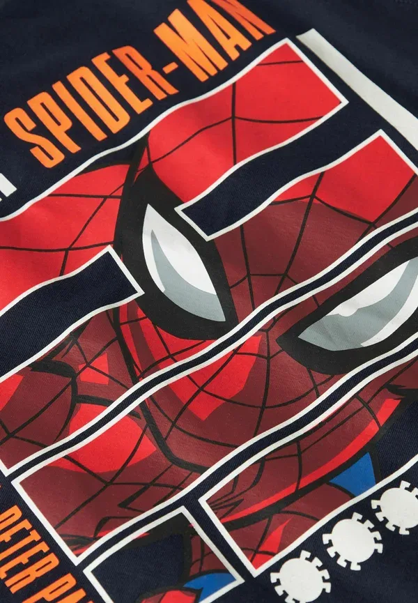 Футболка с принтом Spiderman Name It, темно-синий — фото 3
