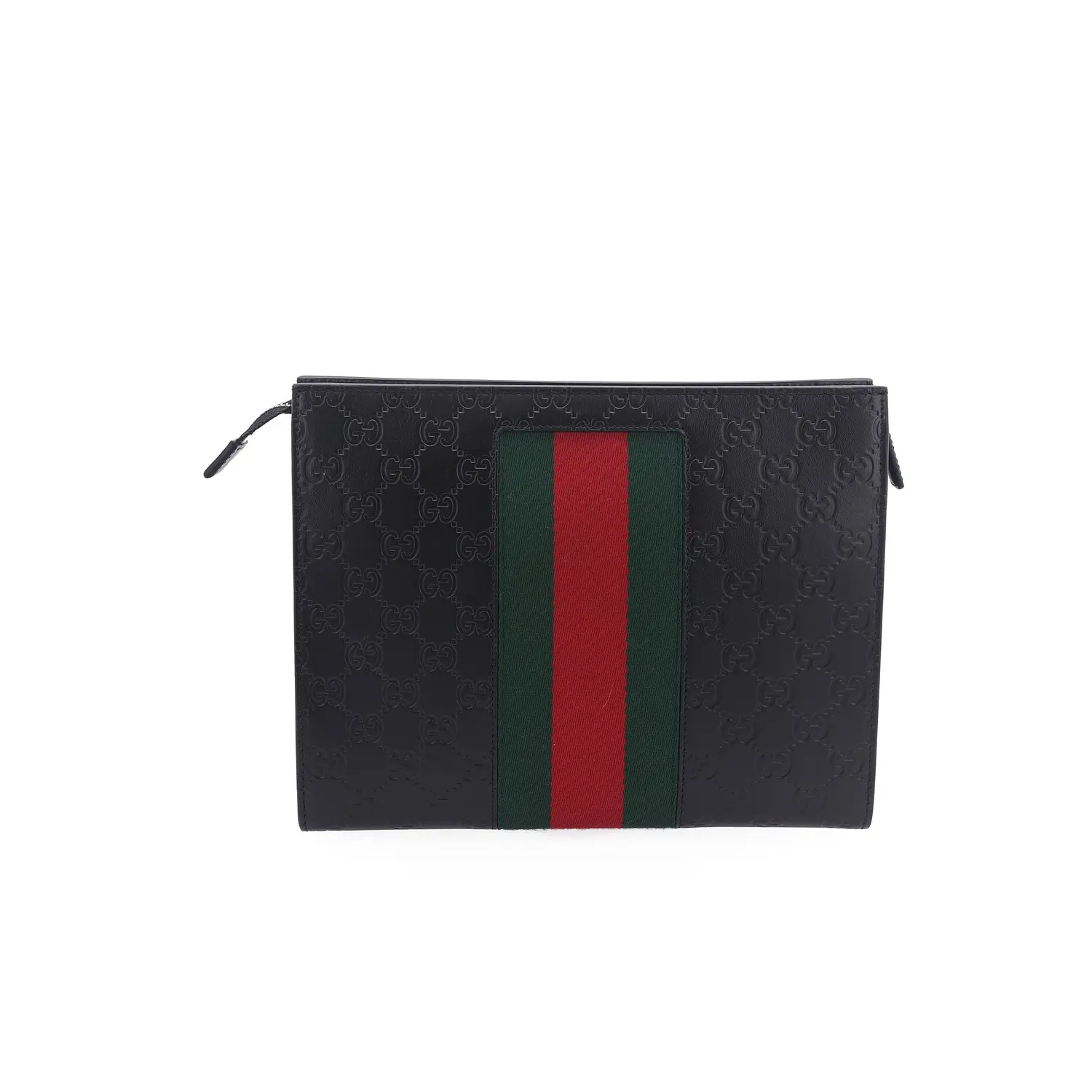 GUCCI Кожаный клатч Men's Black — фото 4