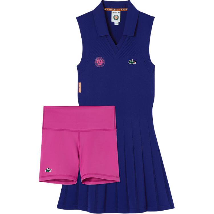 

Женский комплект из двух предметов без рукавов I10/Royal Blue/Rose Red LACOSTE, синий/розовый