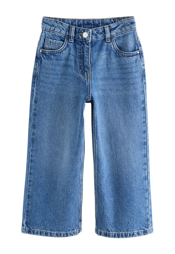 Широкие мешковатые джинсы Next, Mid Denim Blue — фото 4