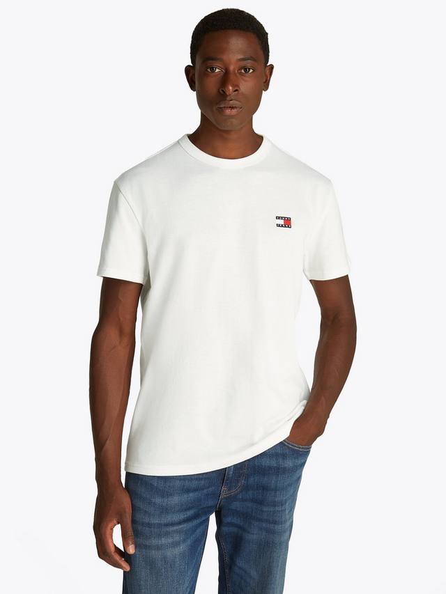 

Хлопчатобумажная футболка обычного покроя tommy hilfiger Tommy Hilfiger, экрю