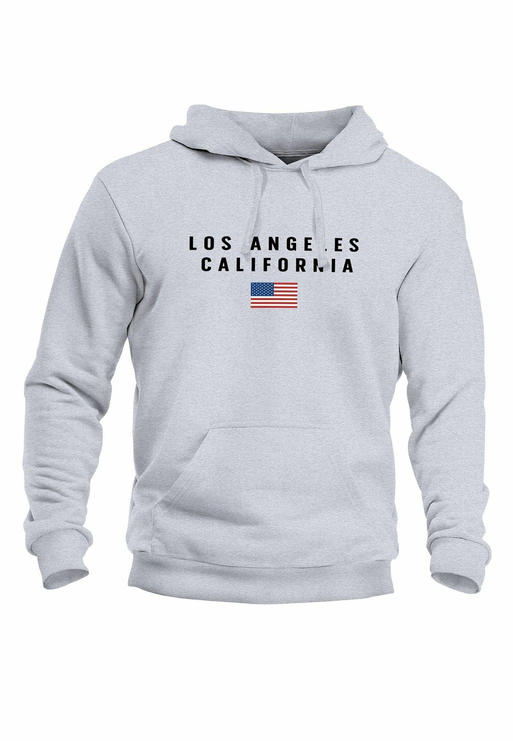

Толстовка с капюшоном BEDRUCKT SCHRIFTZUG CALIFORNIA LOS ANGELES USA AME Neverless, серый