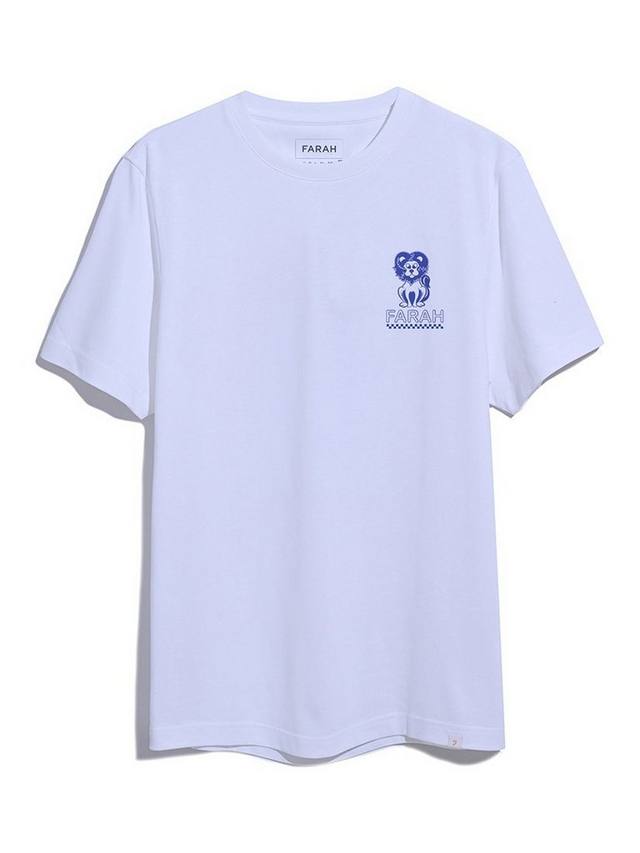 

Футболка с коротким рукавом и принтом из органического хлопка Farah