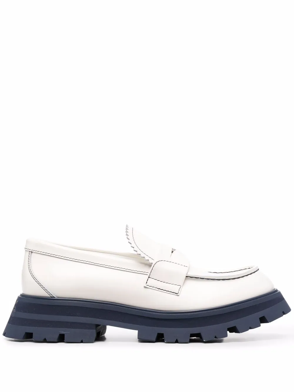 Лоферы Wander на массивной подошве Alexander McQueen, белый