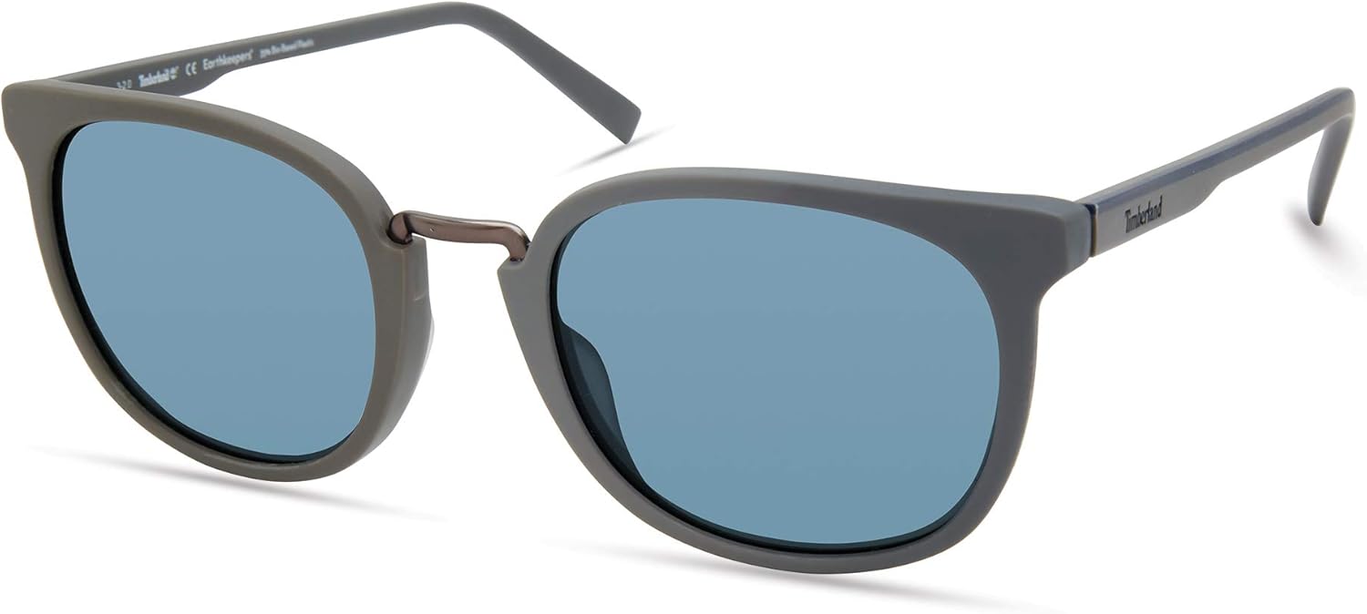 

Timberland мужские Tba9270 круглые солнцезащитные очки, Matte Grey
