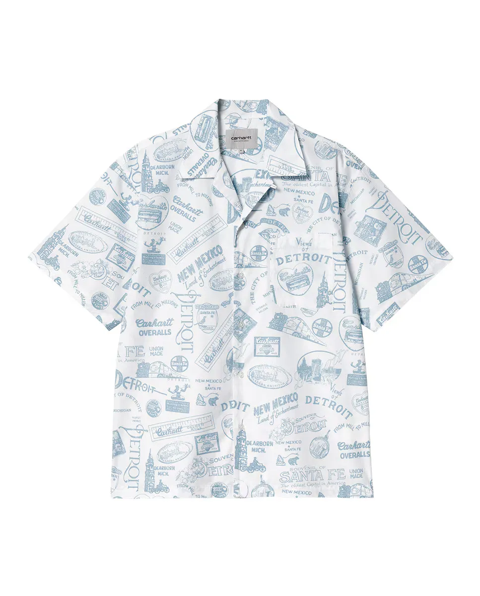 

Рубашка мужская с коротким рукавом State Souvenir Carhartt WIP, белый