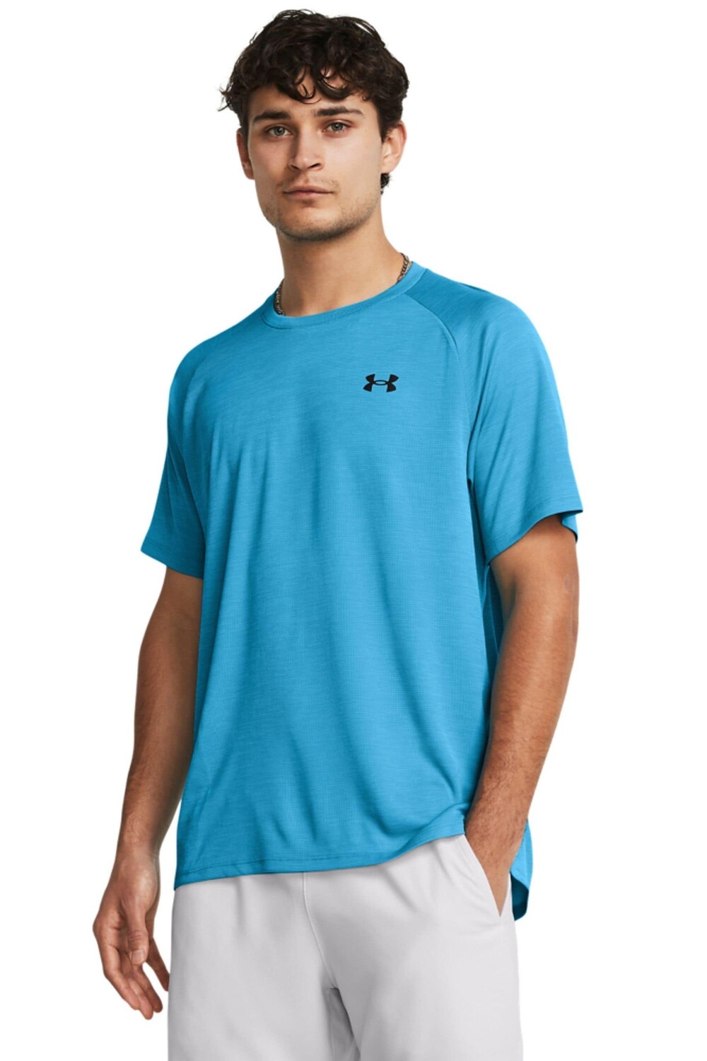 

Футболка с коротким рукавом Tech Crew Under Armour, синий
