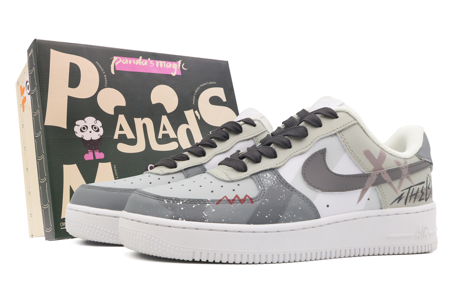 

Женские кроссовки для скейтбординга Nike Air Force 1, Gray