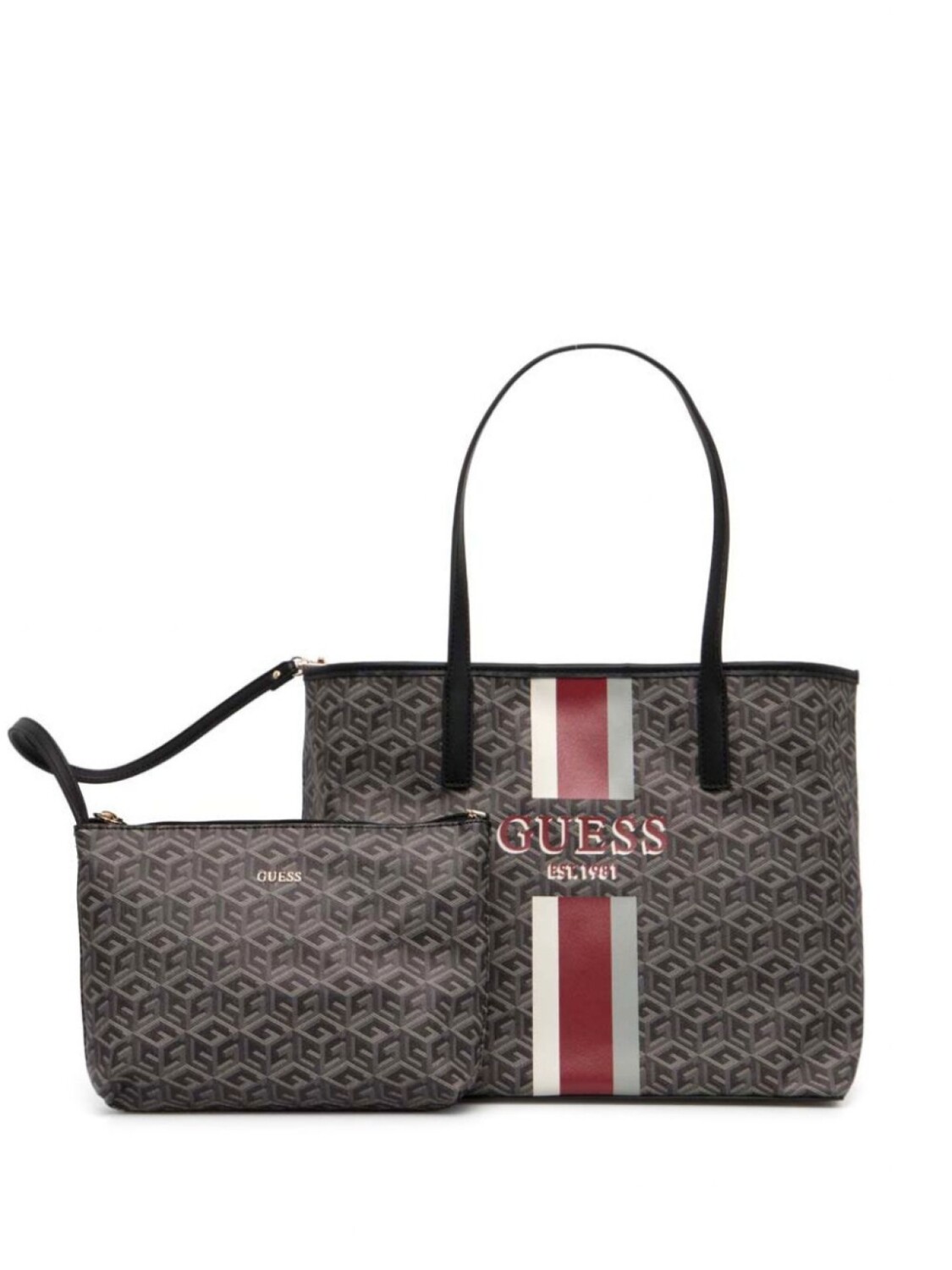 

Сумка-шоппер Vikky II GUESS USA, серый