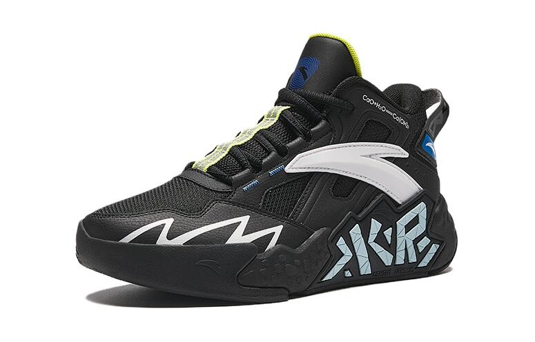 Детские баскетбольные кроссовки GS Low-top черные/белые Anta Kids, черный/белый — фото 2