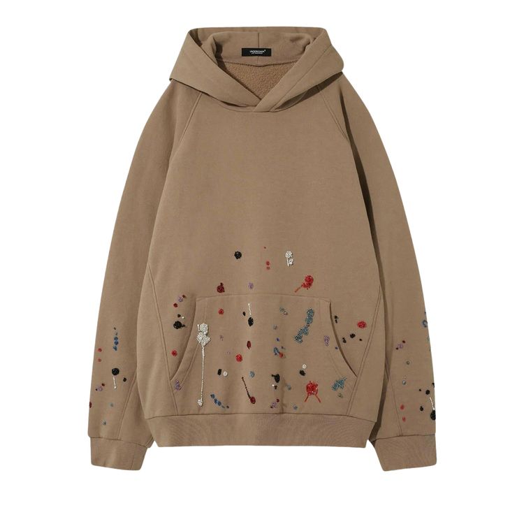 

Худи Undercover Bead Embellished Hoodie 'Tan', желто-коричневый