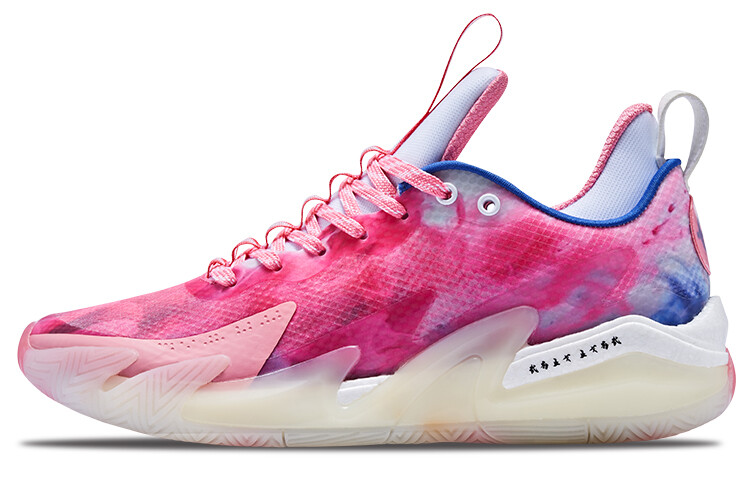 

Баскетбольные кроссовки Valentine"s Day Collection Basketball Shoes Women's Low-Top Pink/White Rigorer