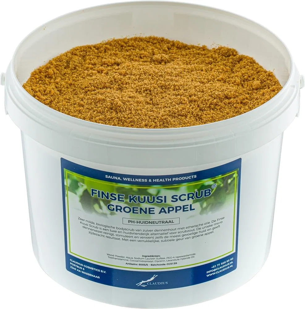 Скраб для тела «Kuusi Scrub Green Apple» 1 литр Claudius