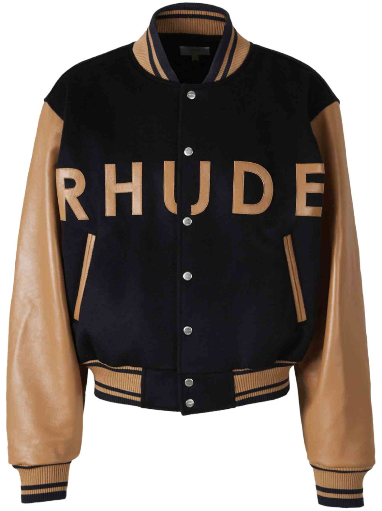 

Бомбер RHUDE с аппликацией логотипа, синий