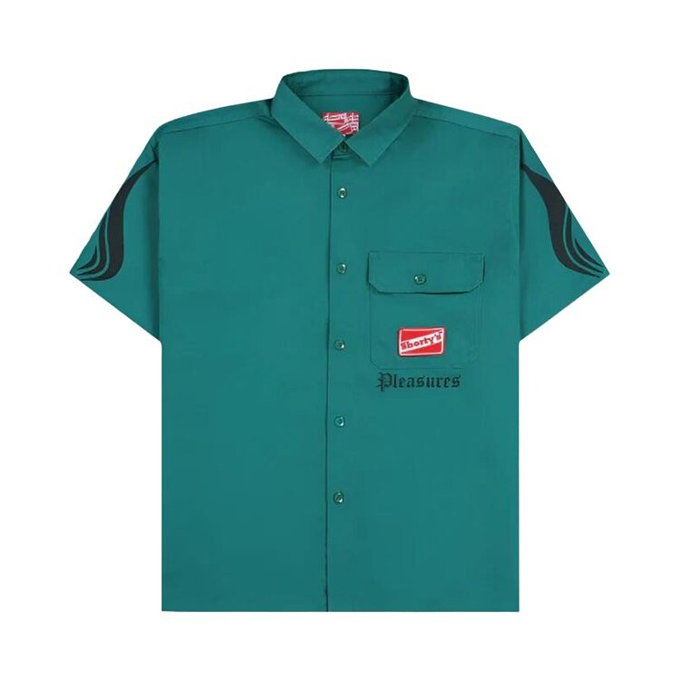 

Рубашка Pleasures Gutierrez Work Shirt, зеленый