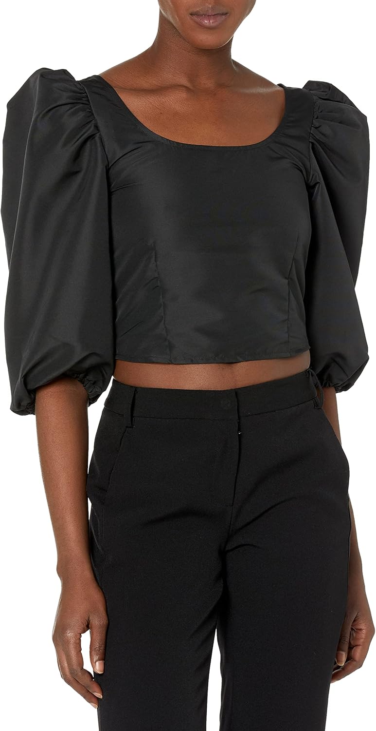 

Женская блузка Levi's Kaila с рукавами-фонариками, Caviar - Black