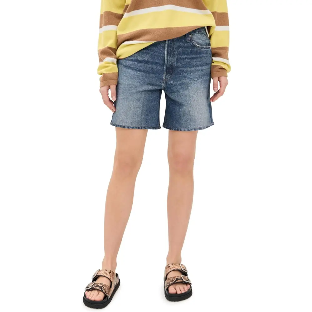 

Rag & bone Женские шорты джинсовые Miramar Kaia Cosmos, Cosmos