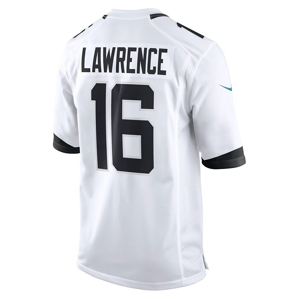 Мужская белая игровая майка Nike Trevor Lawrence White Jacksonville Jaguars, цвет Jag White — фото 4