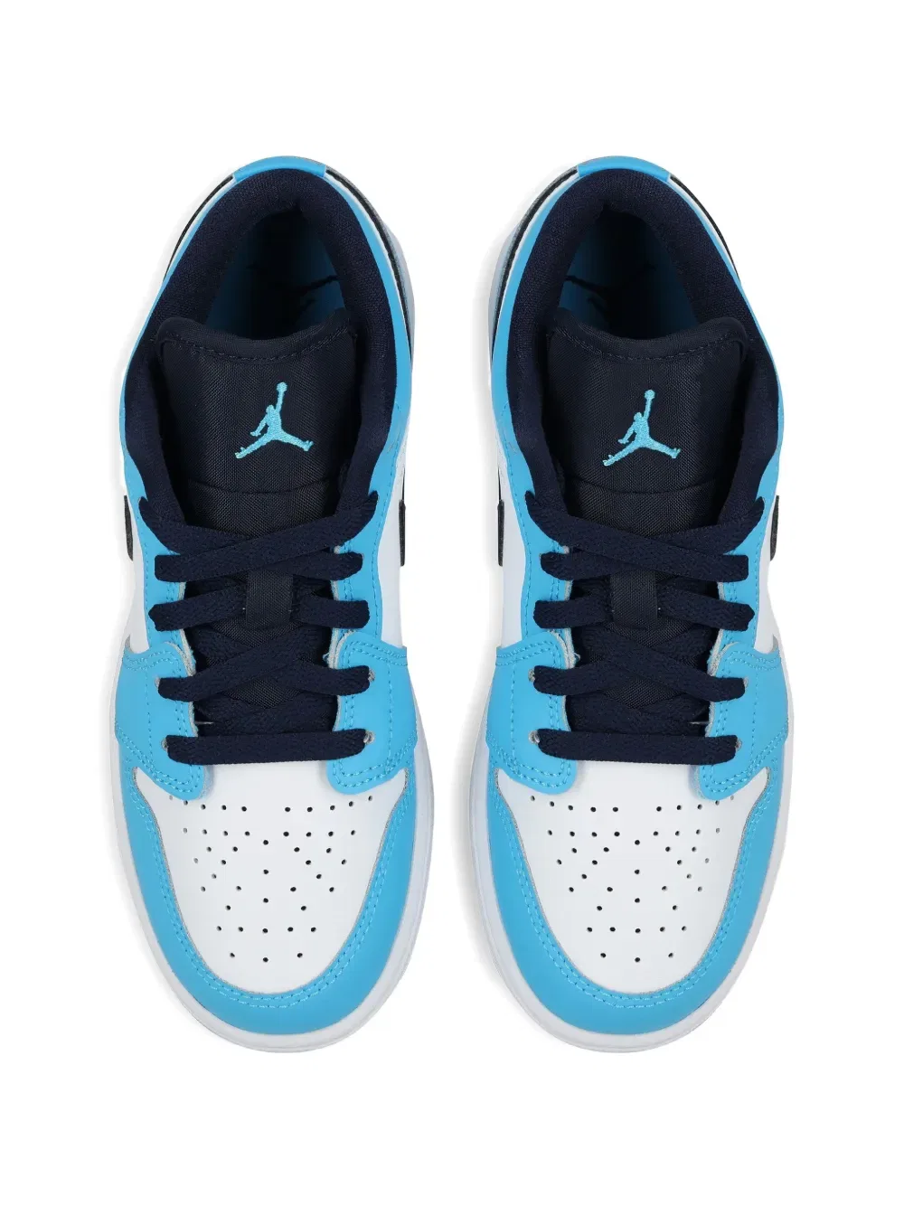 Низкие кроссовки Air Jordan 1 Nike Kids, синий — фото 4