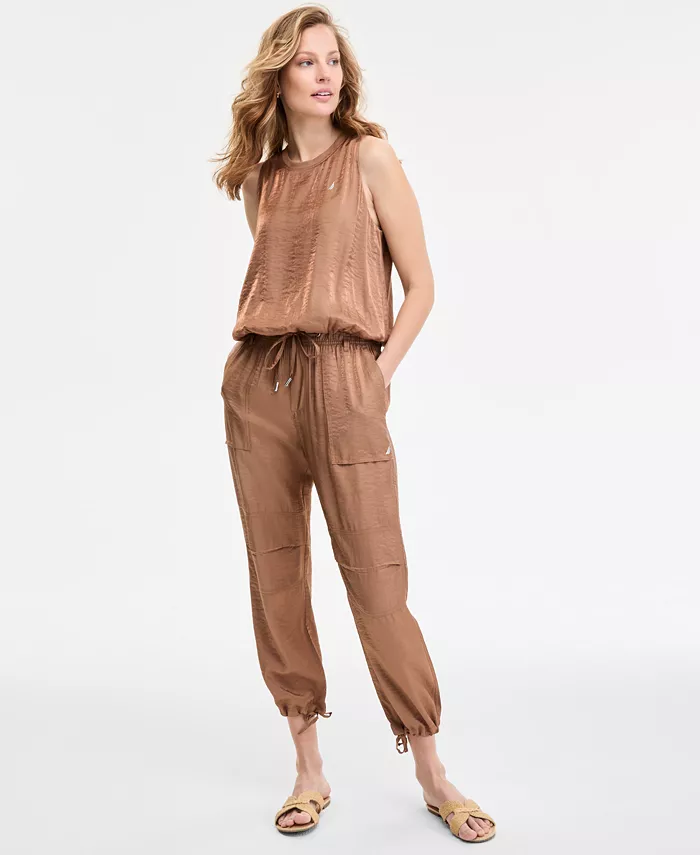 

Женские брюки на шнурке с поясом Utility Nautica Jeans, коричневый/бежевый