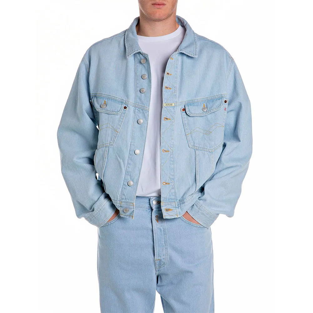 

Куртка Replay M8Z1.000.800808 denim, синий