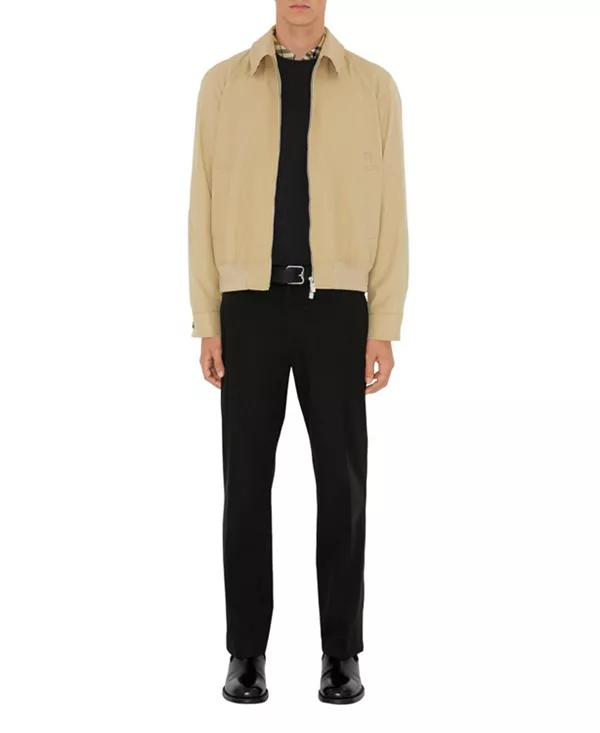 

Куртка-Харрингтон из габардина Burberry, бежевый