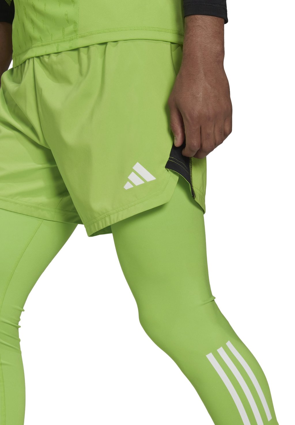 Шорты Adidas Performance, зеленый — фото 2