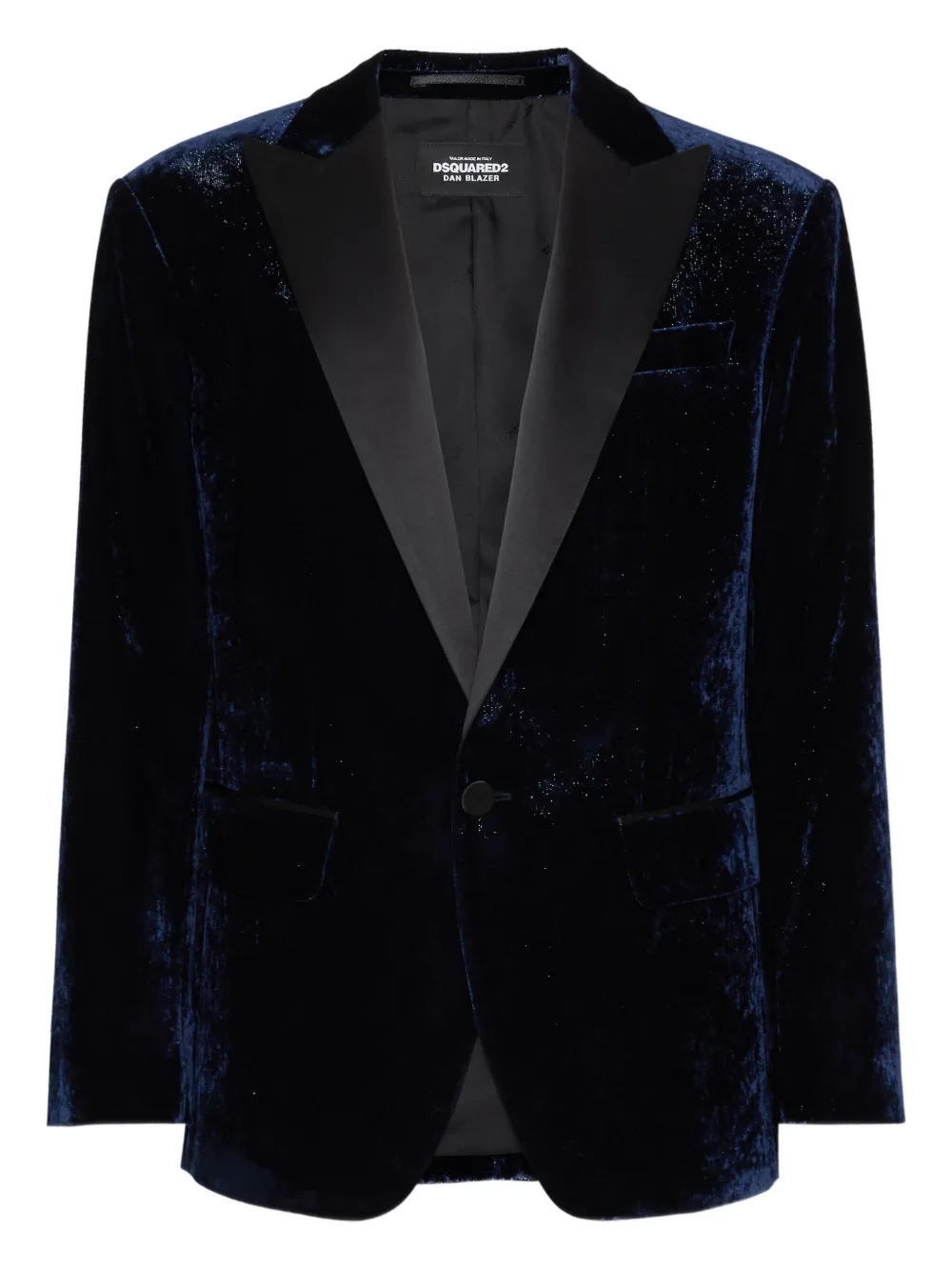 

Бархатный пиджак DSQUARED2, синий