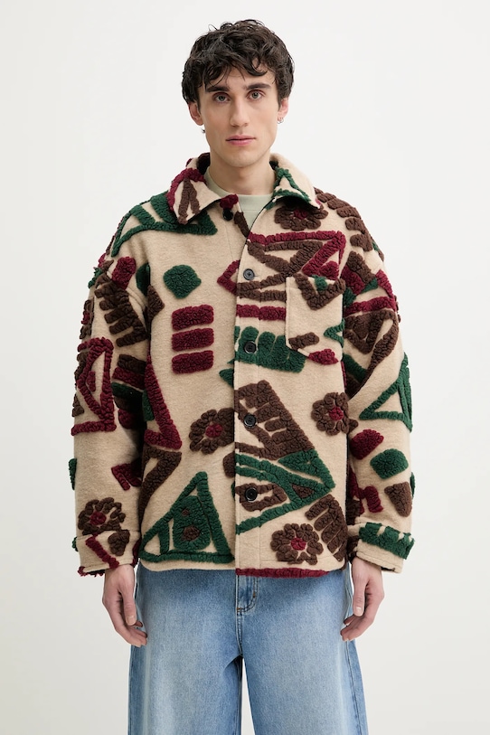 

Куртка с добавлением шерсти QUEBEC Desigual, бежевый