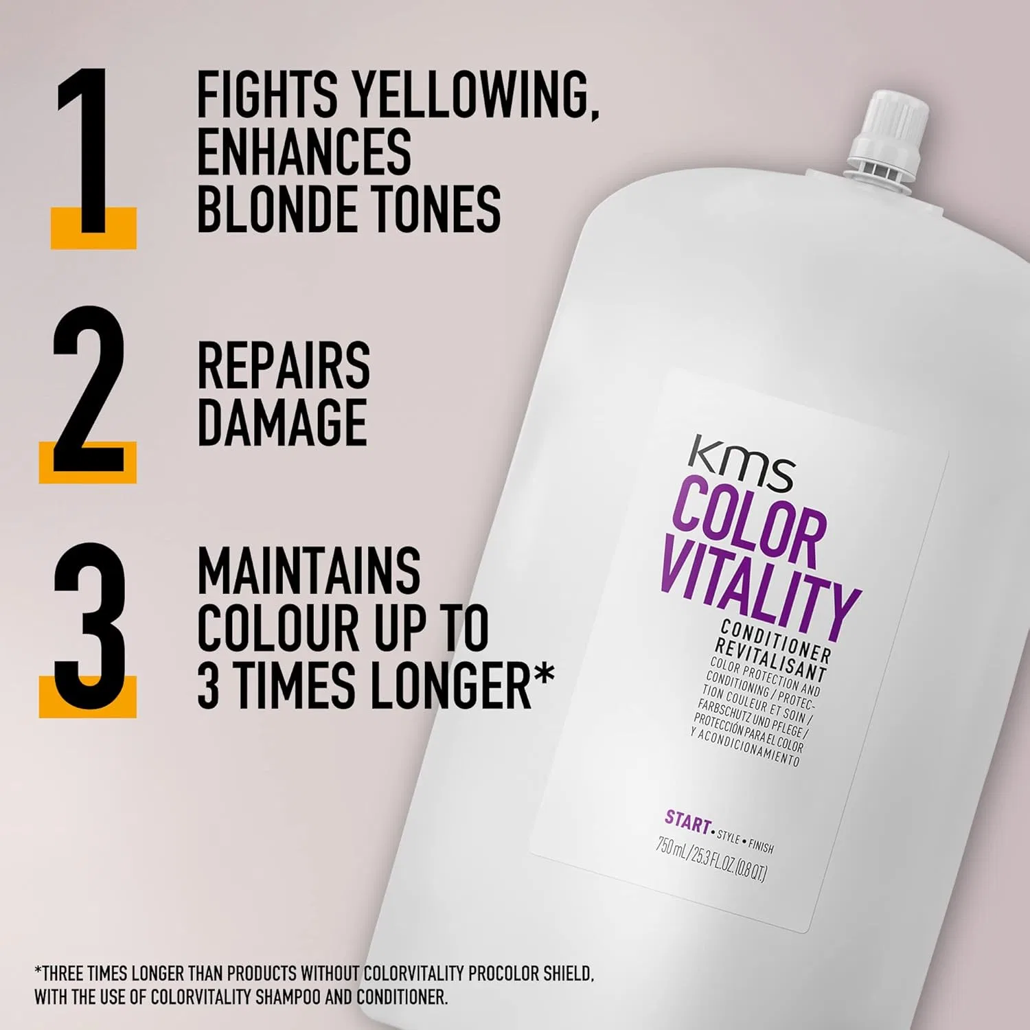 Кондиционер KMS Color Vitality для окрашенных волос, 750 мл Kms — фото 4