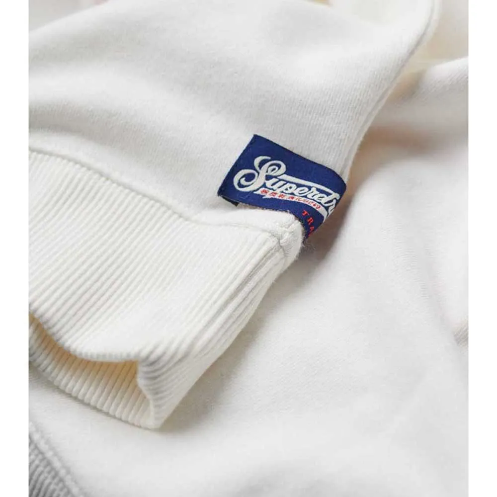 Толстовка Superdry Workwear Embroiderer Loose, белый — фото 2